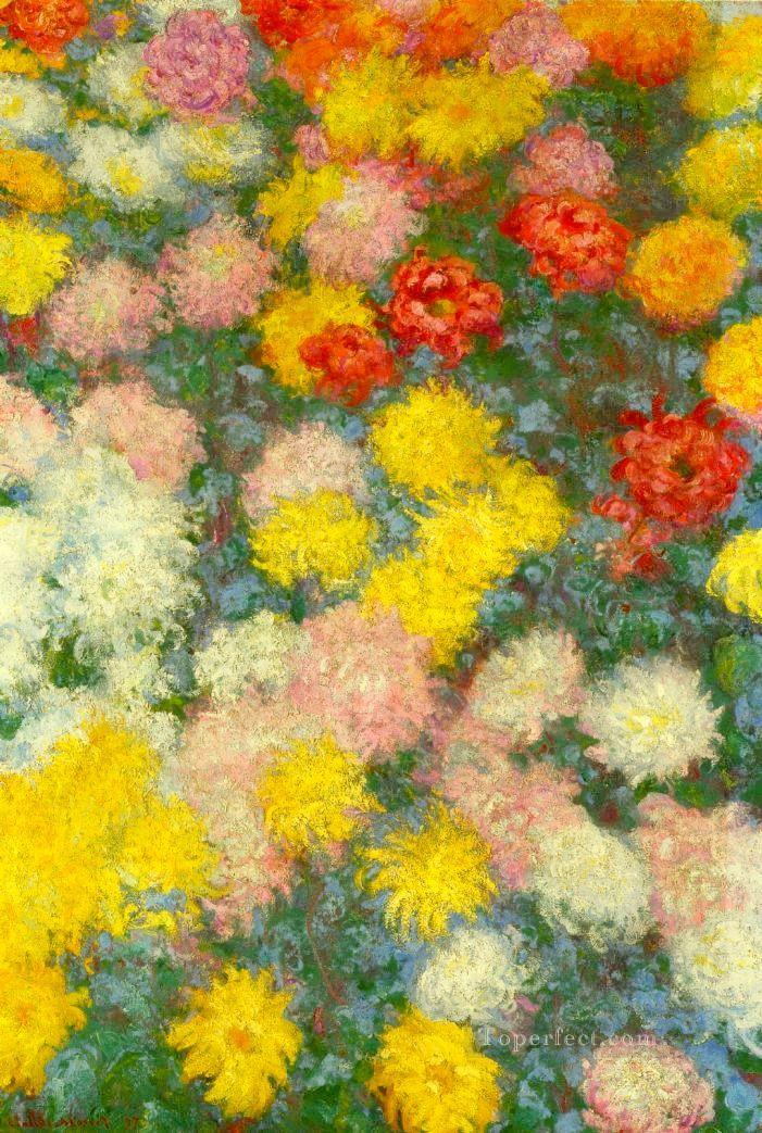 Chrysanthemums III Claude Monet Oil Paintings